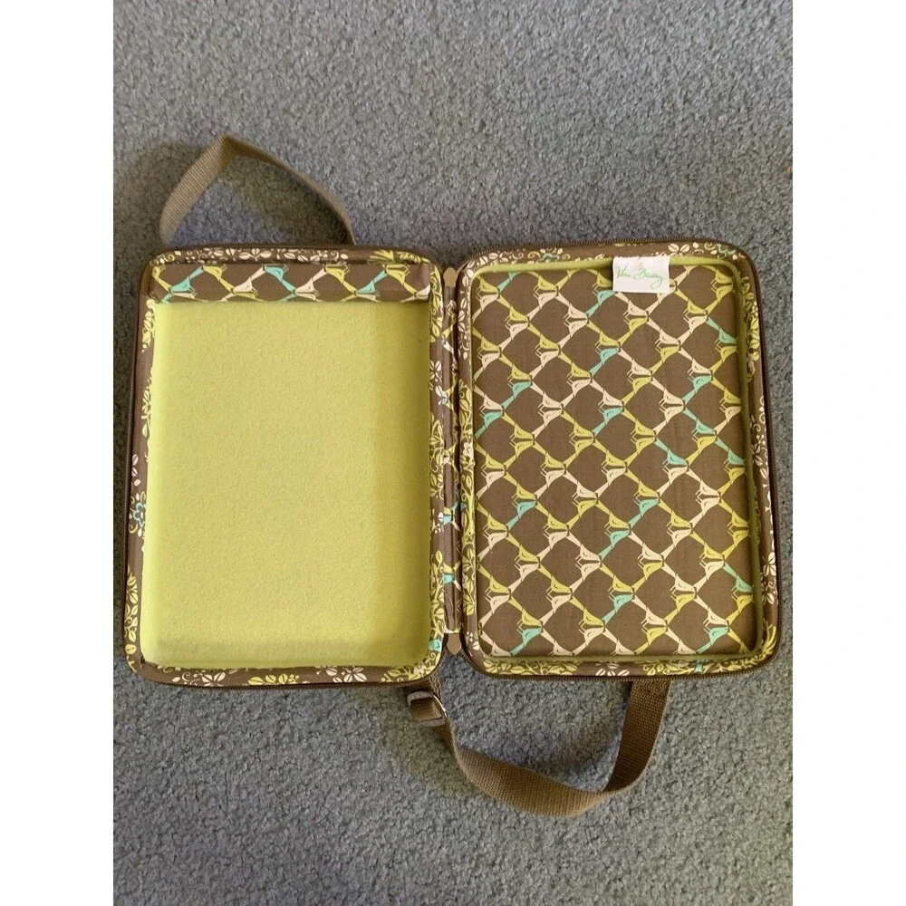 Vera Bradley Sittin' In A Tree Laptop Carry On Hard Shell Briefcase Bag